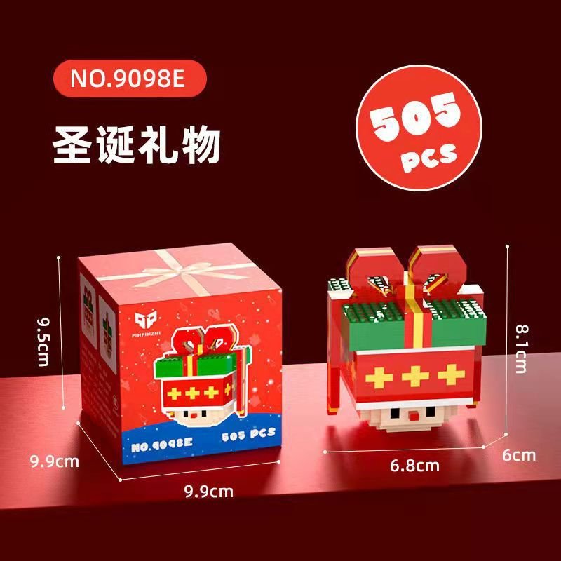 What is the cross-border Christmas building block ball micro-particle assembly puzzle snowman Christmas tree ornaments boys and girls gifts - Kasa & Pet