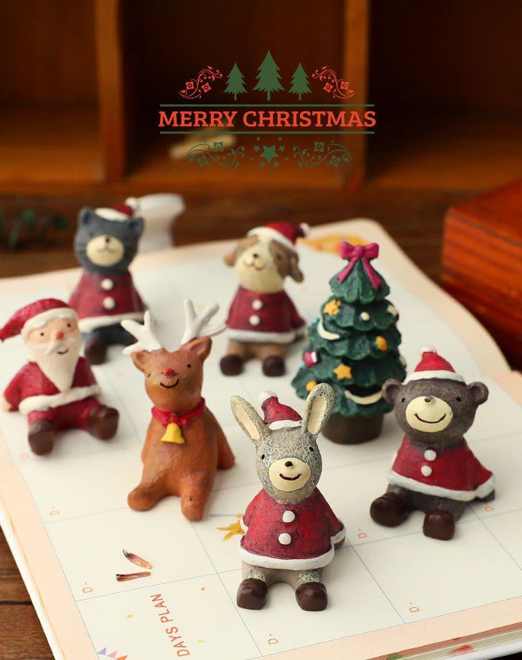 Christmas Decorations Christmas Tree Ornaments Decorative Props Scene Layout Simulation Elk Doll Christmas Ornaments
