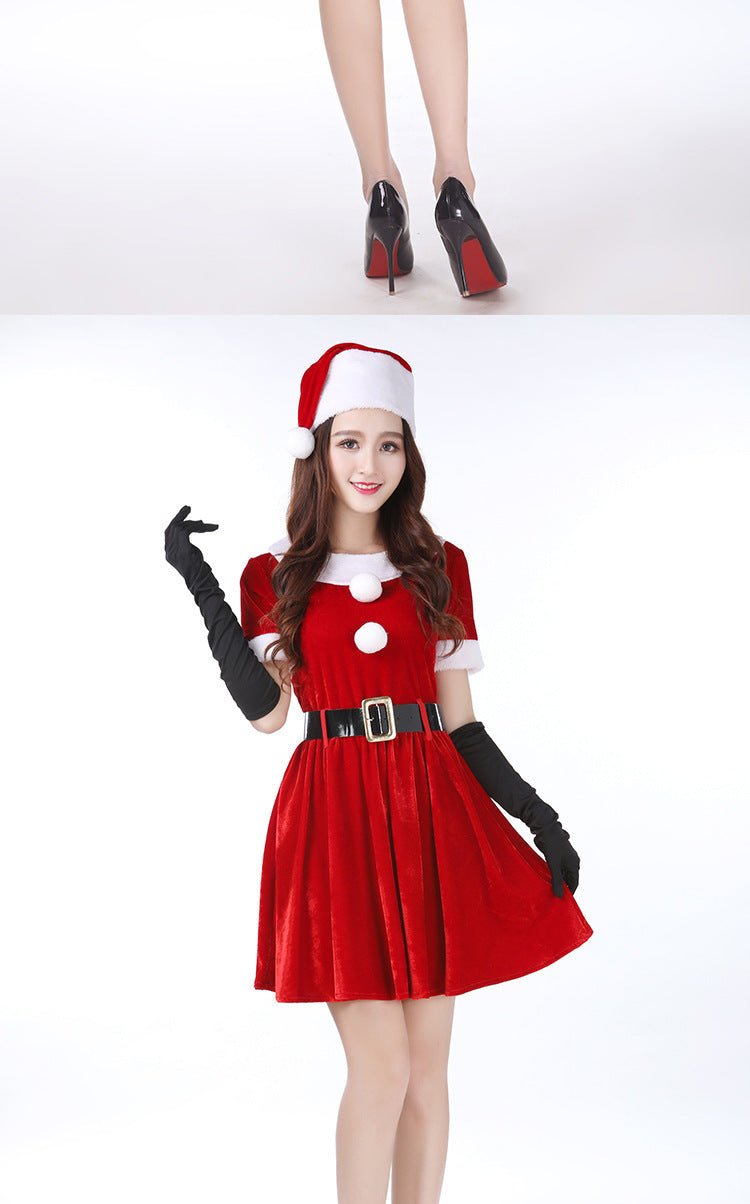 Pinxian manufacturers Christmas costume Halloween Christmas costume stage performance costume Christmas costume SD-142