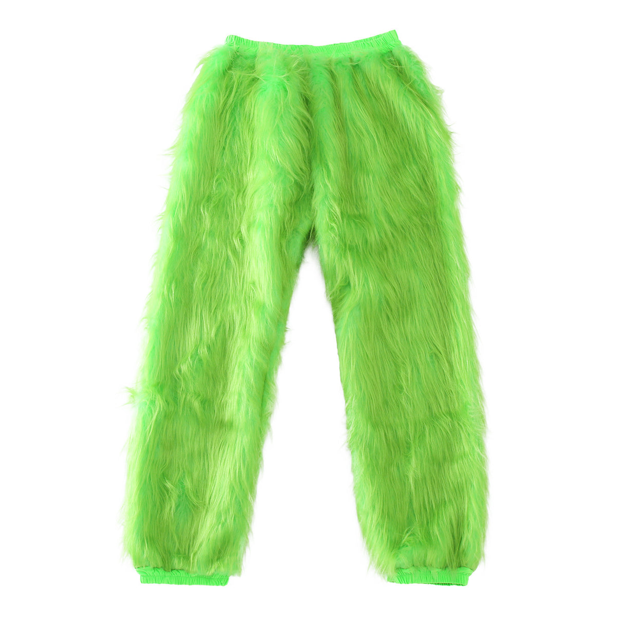 Popular Christmas clothing long hair monster cosplay Santa Claus green hair monster Grinch Christmas performance clothing