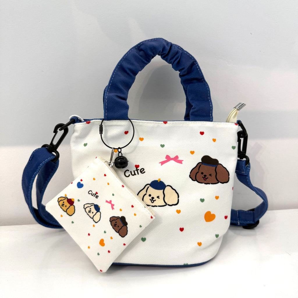In-Stock New Small Cloth Bag Ins Cute Cartoon Women's Summer Cloth Bag Handbag Casual Tote Bag Upgrade