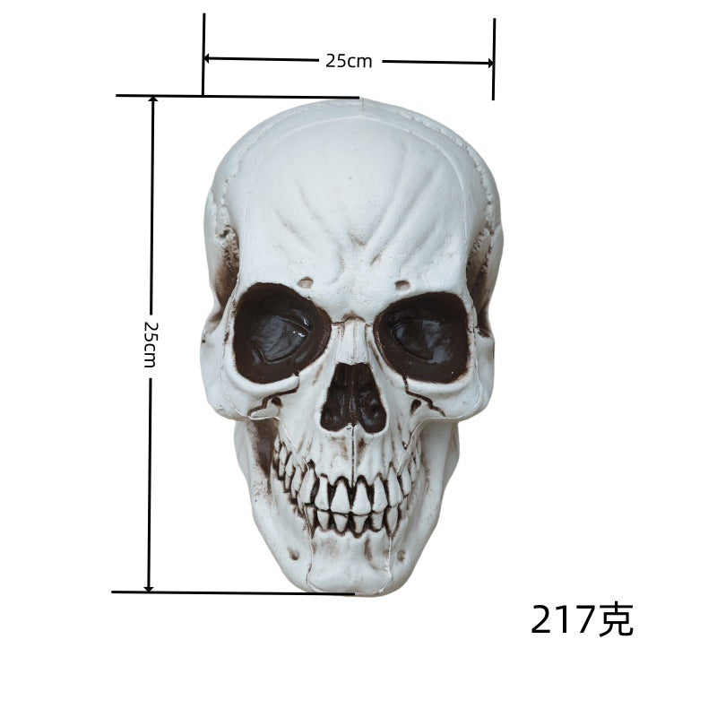 Simulation Skull Halloween Props Horror Haunted Head Bar Haunted House Chamber Atmosphere Decoration
