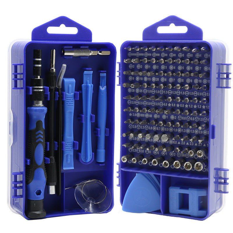 Multifunctional Screwdriver Set 115-in-1 Plum Blossom Screwdriver Combination Screwdriver Mobile Phone Computer Precision Repair Tool