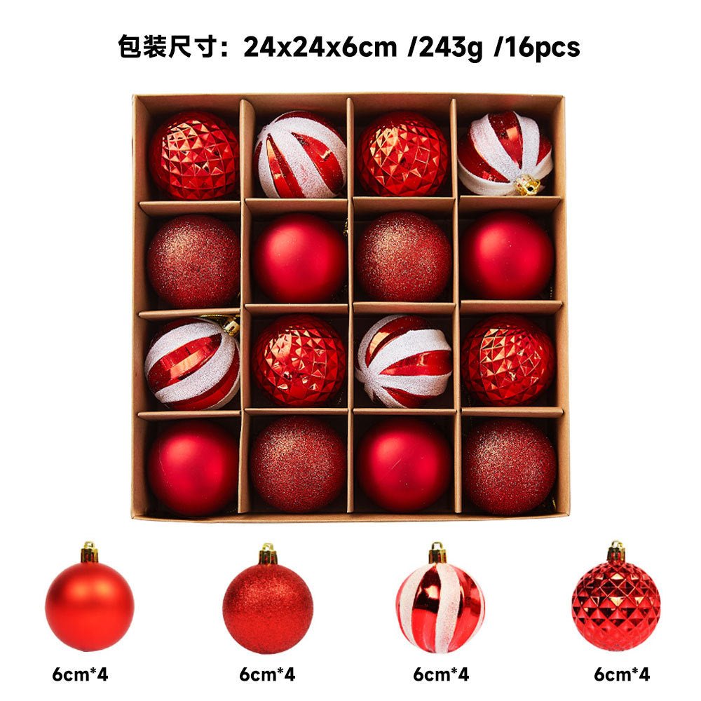 Cross-border New Christmas Tree Decoration Pendant Electroplated Paintted Ball Hanging Hollow Ball Hanging Christmas Decorations