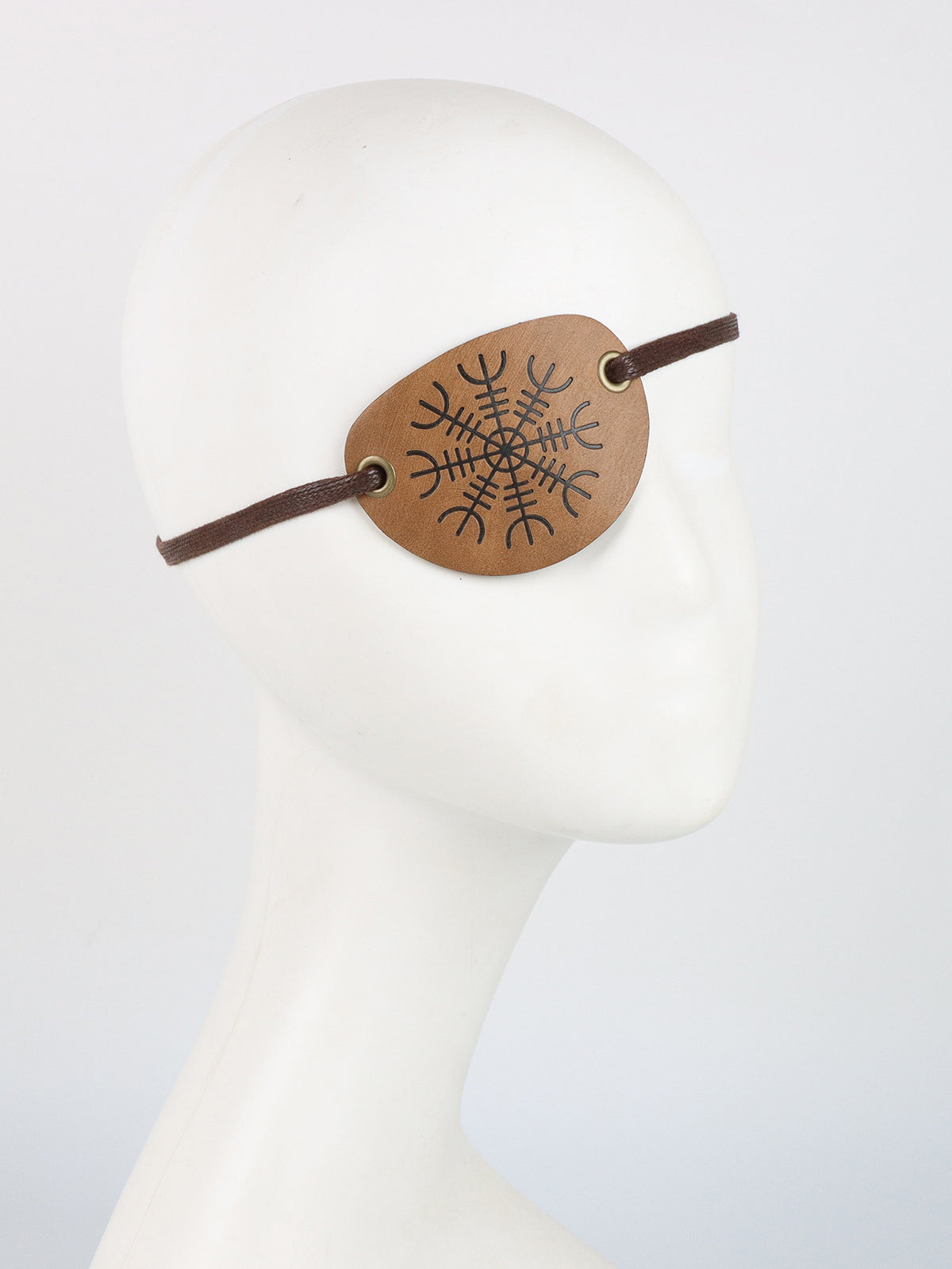 Halloween Pirates of the Caribbean Single Eye Mask Vintage Leather Single Eye Mask Medieval Gothic Single Eye Mask