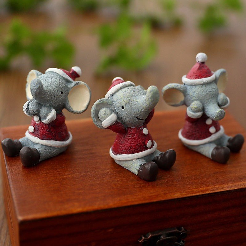Christmas Decorations Christmas Tree Ornaments Decorative Props Scene Layout Simulation Elk Doll Christmas Ornaments