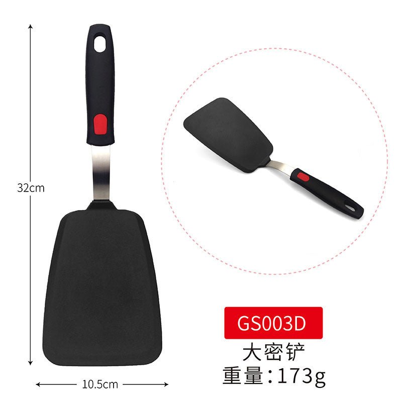 Cross-Border Silicone Cooking Utensils Non-Stick Pan Silicone Spatula Teppanyaki Cooking Spatula Pancake Tamagoyaki Spatula Leaking Spatula - Kasa & Pet