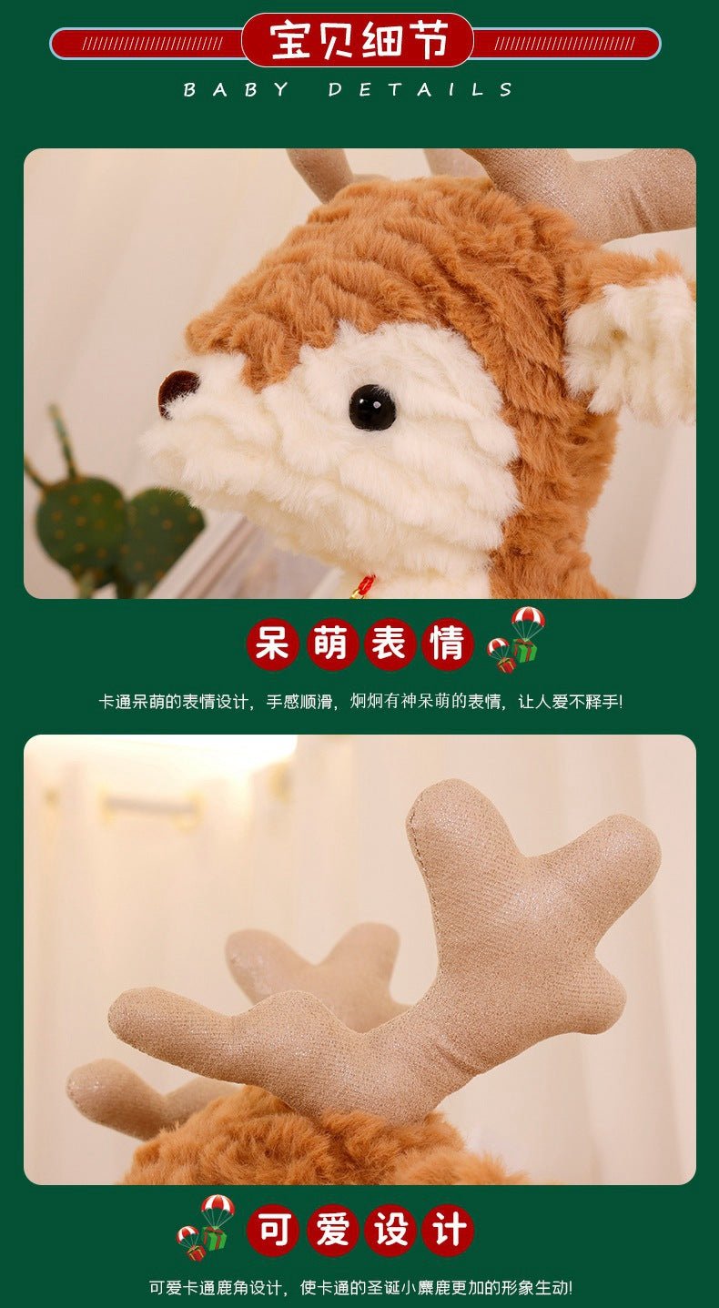 Cross-border Christmas Tree plush toy elk doll pillow Christmas holiday decoration Christmas gift wholesale