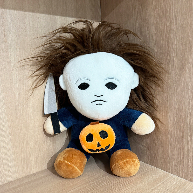 Cross-border Panic Michael Myers Slippers Halloween McMair Killer Plush Slippers