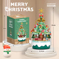 Lele Brothers 8756 Christmas Tree Music Box Assembled Christmas Building Blocks Toy Ornaments Christmas Holiday Gifts Wholesale