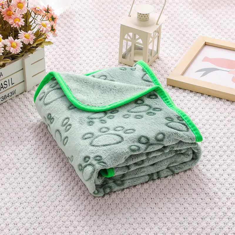 Cross-border pet blanket mat cat and dog flannel blanket autumn and winter warm blanket pet sleeping mat wholesale Kasa & Pet