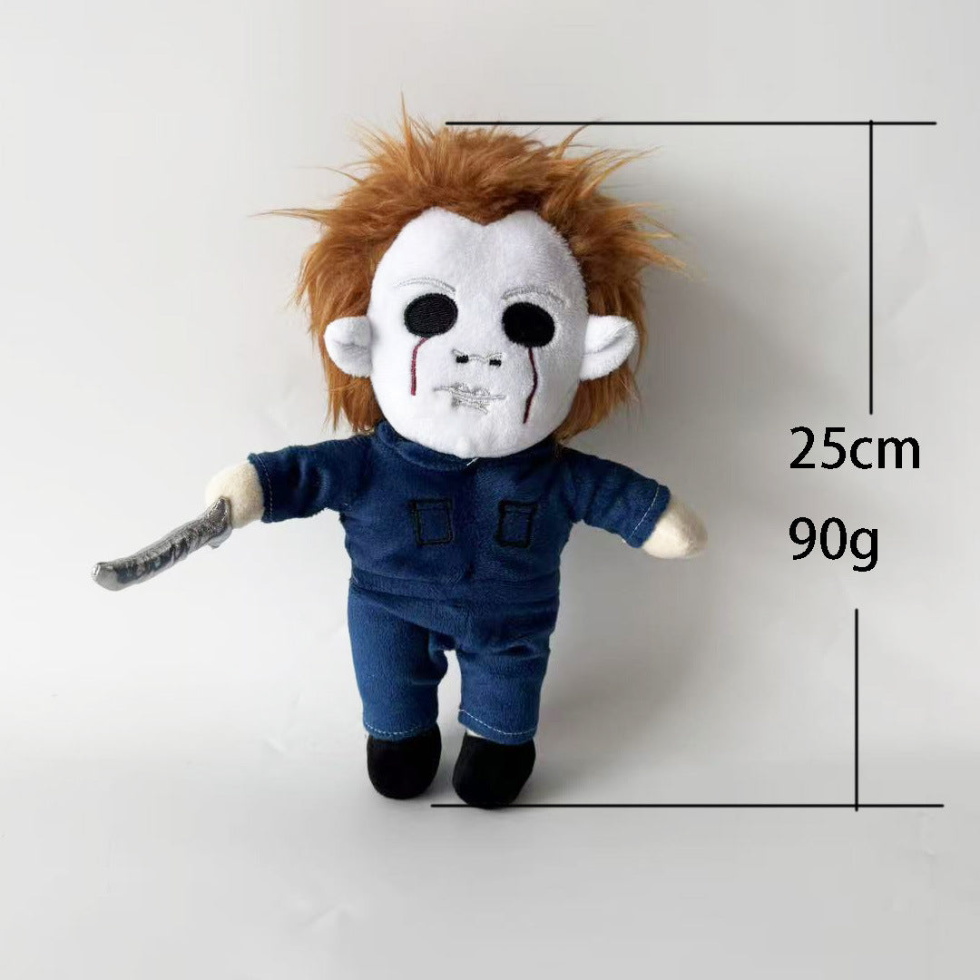 Cross-border Panic Michael Myers Slippers Halloween McMair Killer Plush Slippers