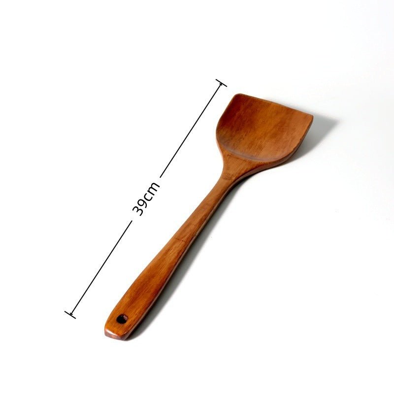 Non-Stick Pan Special Spatula for Cooking, Household Spatula, Wooden Spatula, Wooden Spoon, Rice Spoon, Wooden Spatula, Kitchen Utensils Spatula - Kasa & Pet