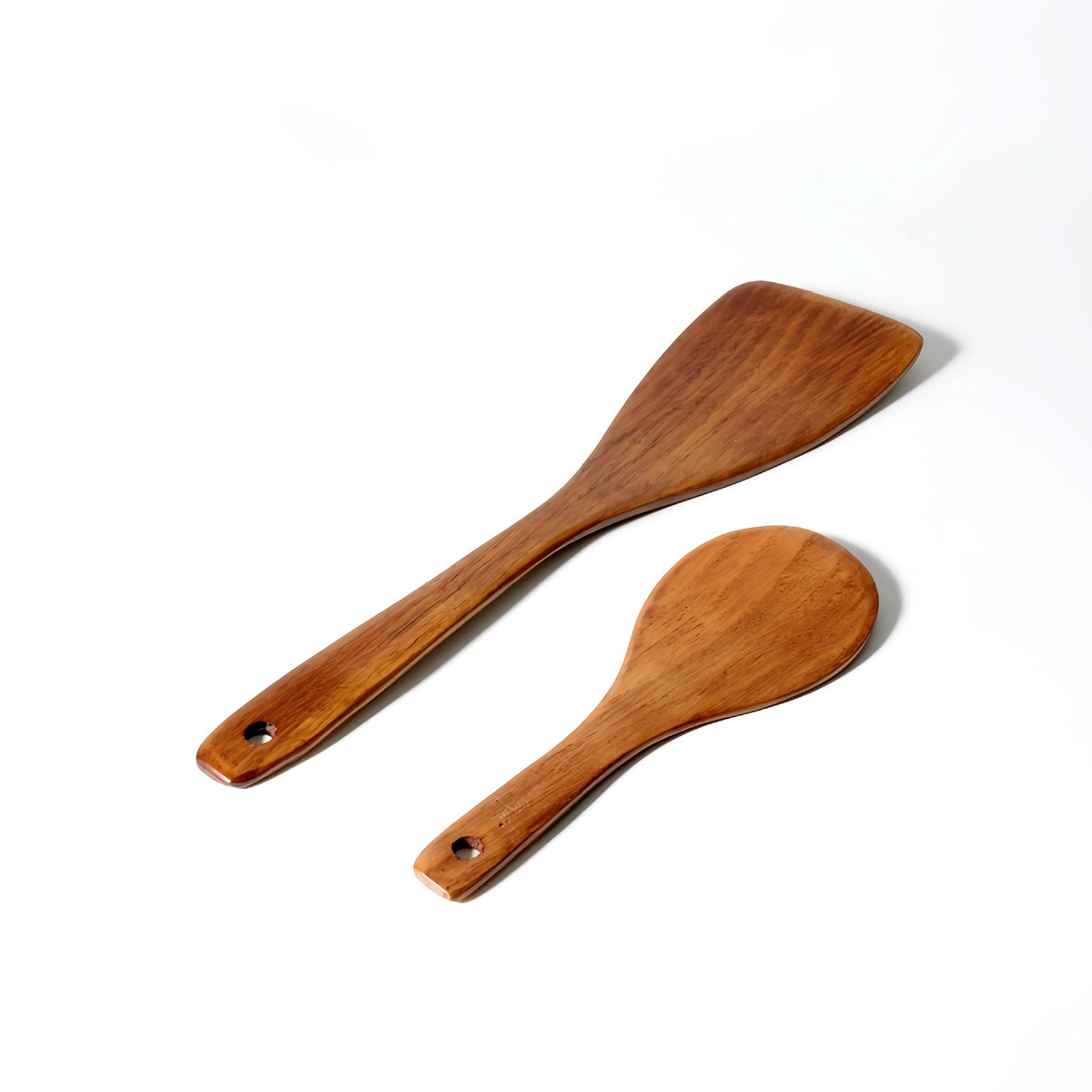 Non-Stick Pan Special Spatula for Cooking, Household Spatula, Wooden Spatula, Wooden Spoon, Rice Spoon, Wooden Spatula, Kitchen Utensils Spatula - Kasa & Pet