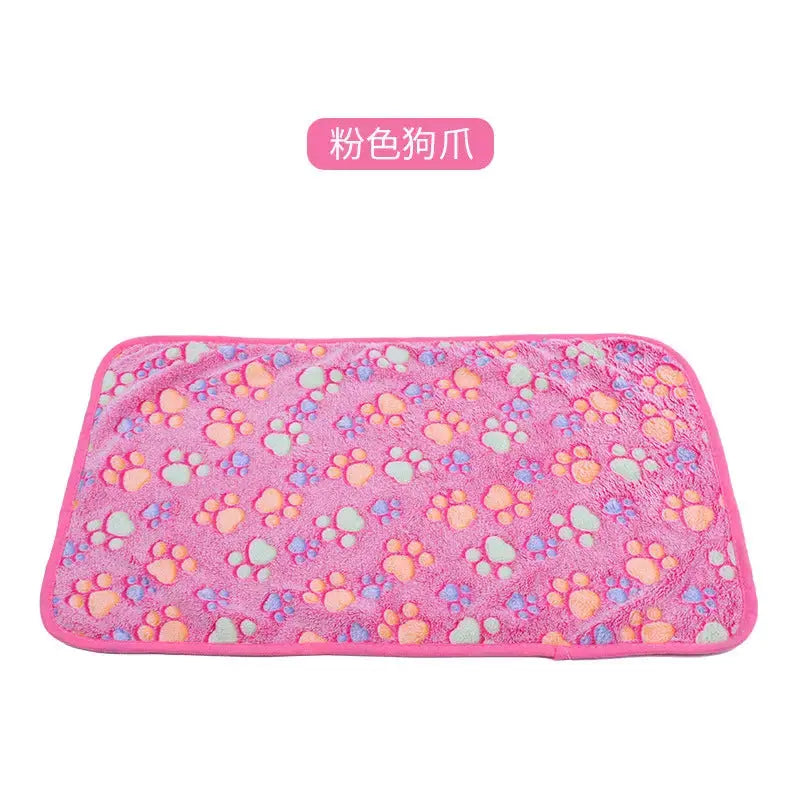 Cross-border pet blanket mat cat and dog flannel blanket autumn and winter warm blanket pet sleeping mat wholesale Kasa & Pet