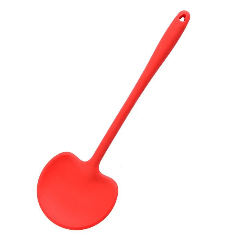 New Silicone Spatula for Home Use, Non-Stick, High-Temperature Resistant Kitchen Utensil, Soup Spoon, Mushroom Stir-Fry Spatula, Frying Spoon, Kitchen Tool - Kasa & Pet