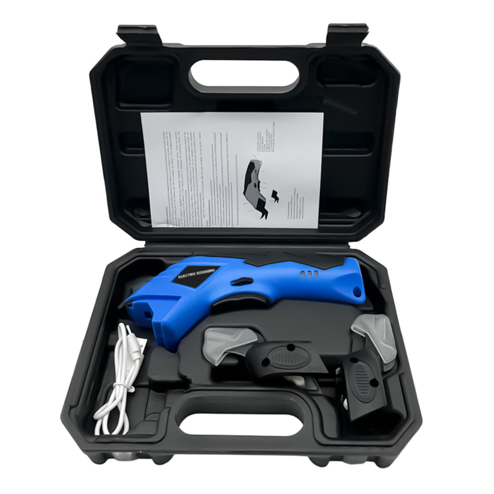 3.6V lithium battery scissors cloth cutting scissors charging cloth cutting tungsten steel electric scissors cloth leather trimming charging scissors
