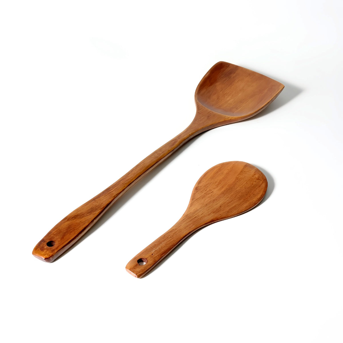 Non-Stick Pan Special Spatula for Cooking, Household Spatula, Wooden Spatula, Wooden Spoon, Rice Spoon, Wooden Spatula, Kitchen Utensils Spatula - Kasa & Pet