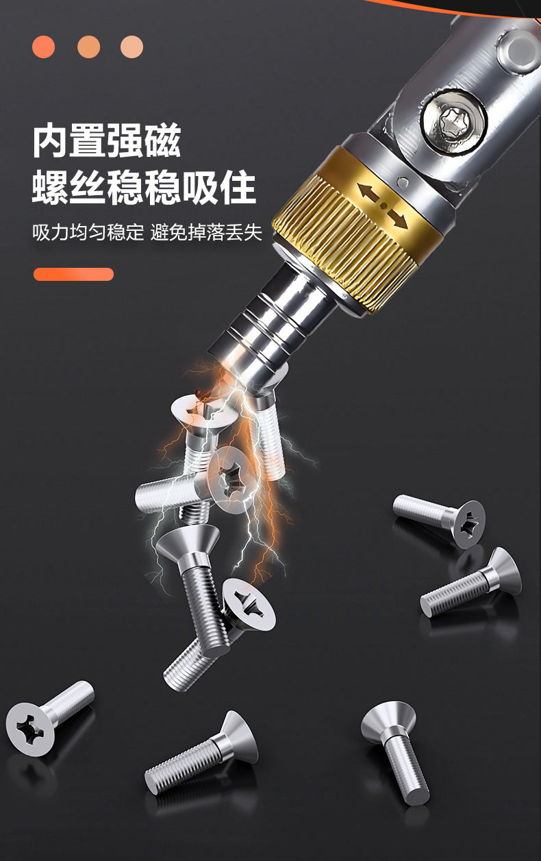 Multifunctional Ratchet Screwdriver Set, Cross-Shaped Multi-Angle Screwdriver, Labor-Saving Screwdriver Set, Customized
