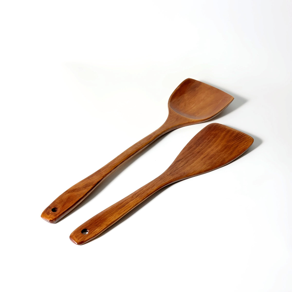Non-Stick Pan Special Spatula for Cooking, Household Spatula, Wooden Spatula, Wooden Spoon, Rice Spoon, Wooden Spatula, Kitchen Utensils Spatula - Kasa & Pet