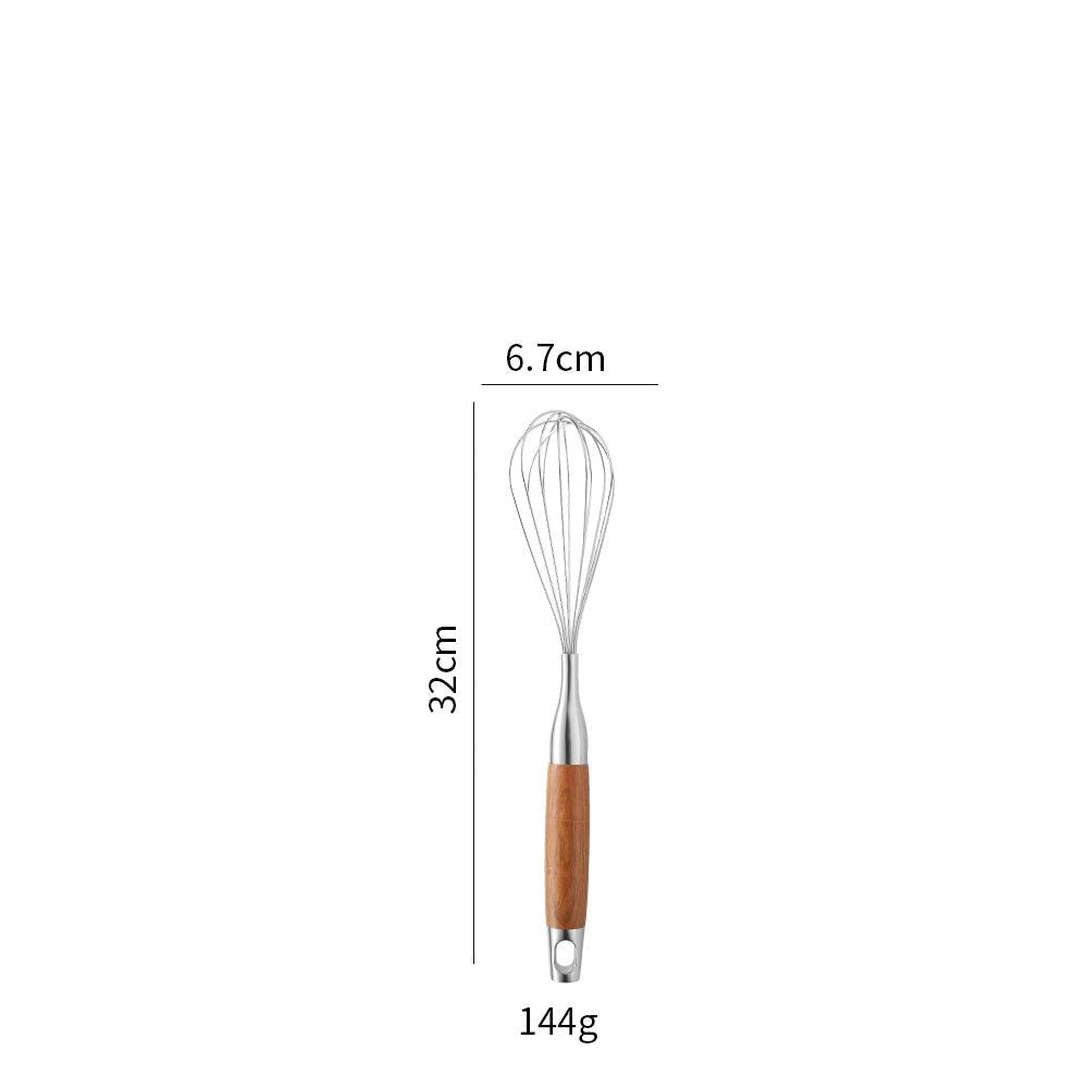 Cross-Border Kitchenware 316 Stainless Steel Spatula for Cooking Household Soup Spoon Rosewood Handle Spatula Kitchen Utensils Frying Spoon - Kasa & Pet