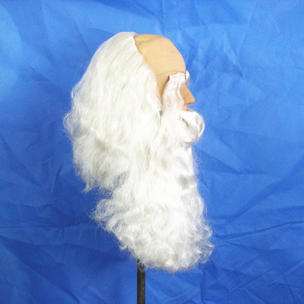 European and American Christmas Series Export Cos Wig Manufacturer Santa Claus Role-Playing Christmas Curly Beard Props
