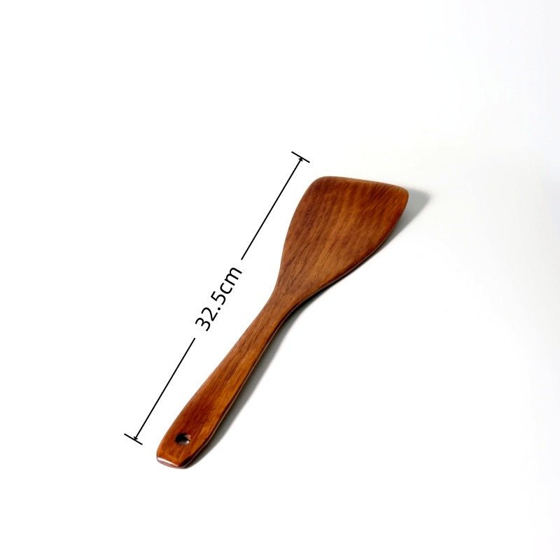 Non-Stick Pan Special Spatula for Cooking, Household Spatula, Wooden Spatula, Wooden Spoon, Rice Spoon, Wooden Spatula, Kitchen Utensils Spatula - Kasa & Pet