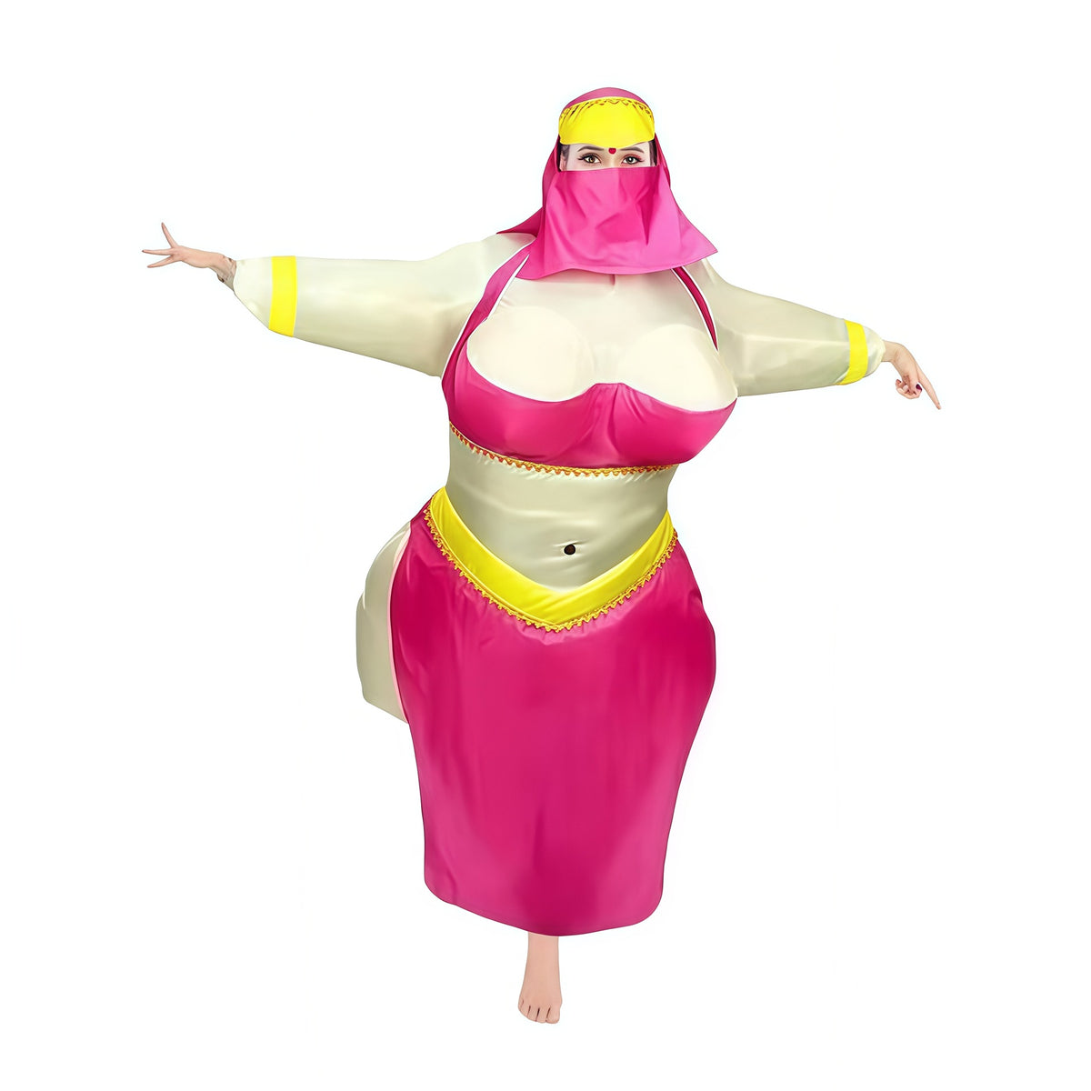 Halloween Hot-Selling Masquerade Performance Big Fat Man Funny Cute Party Atmosphere Props Ballet Inflatable Costume