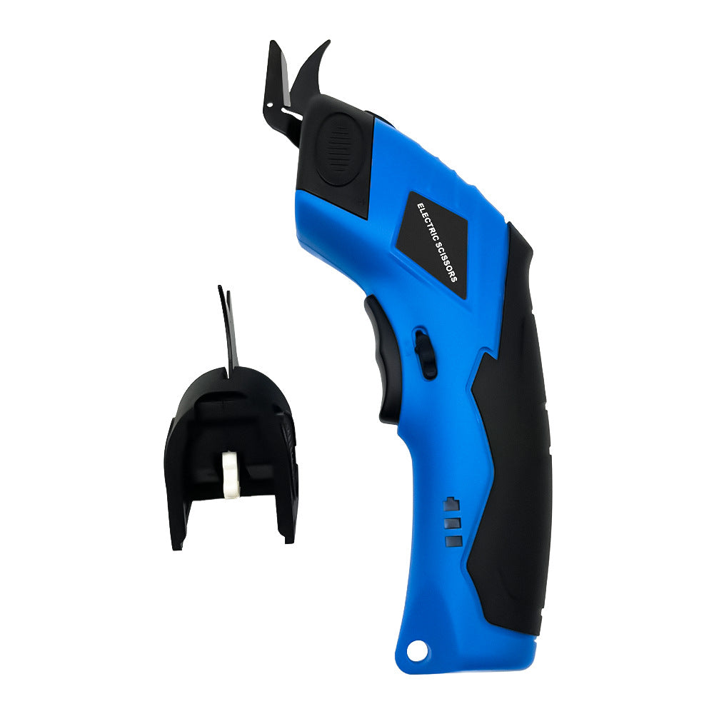 3.6V lithium battery scissors cloth cutting scissors charging cloth cutting tungsten steel electric scissors cloth leather trimming charging scissors