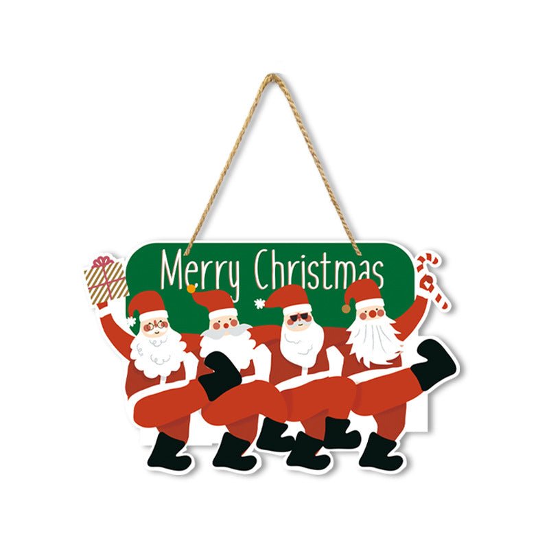 Amazon New Product Party Supplies Christmas Flag Set Christmas Garland Banner Venue Decoration
