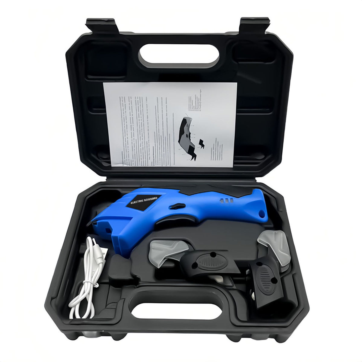 3.6V lithium battery scissors cloth cutting scissors charging cloth cutting tungsten steel electric scissors cloth leather trimming charging scissors