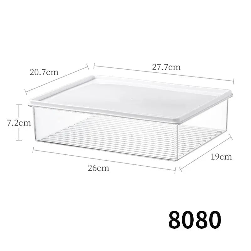 Desktop Storage Box with Lid Flip-Top Rectangular Transparent Acrylic Storage Box Kitchen Cosmetics Sundry Work Station Kasa & Pet