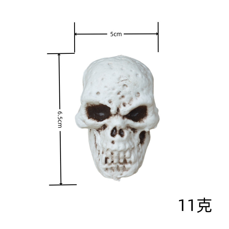 Simulation Skull Halloween Props Horror Haunted Head Bar Haunted House Chamber Atmosphere Decoration