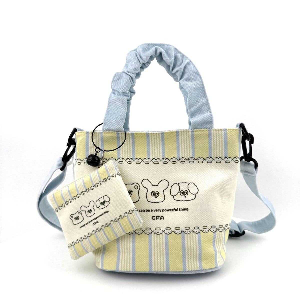 In-Stock New Small Cloth Bag Ins Cute Cartoon Women's Summer Cloth Bag Handbag Casual Tote Bag Upgrade