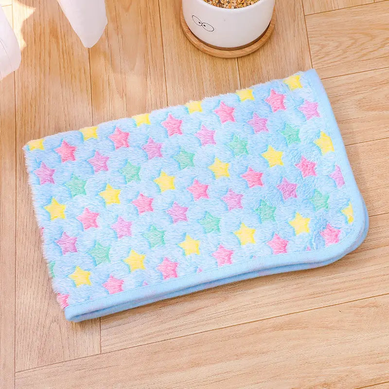 Cross-border pet blanket mat cat and dog flannel blanket autumn and winter warm blanket pet sleeping mat wholesale Kasa & Pet