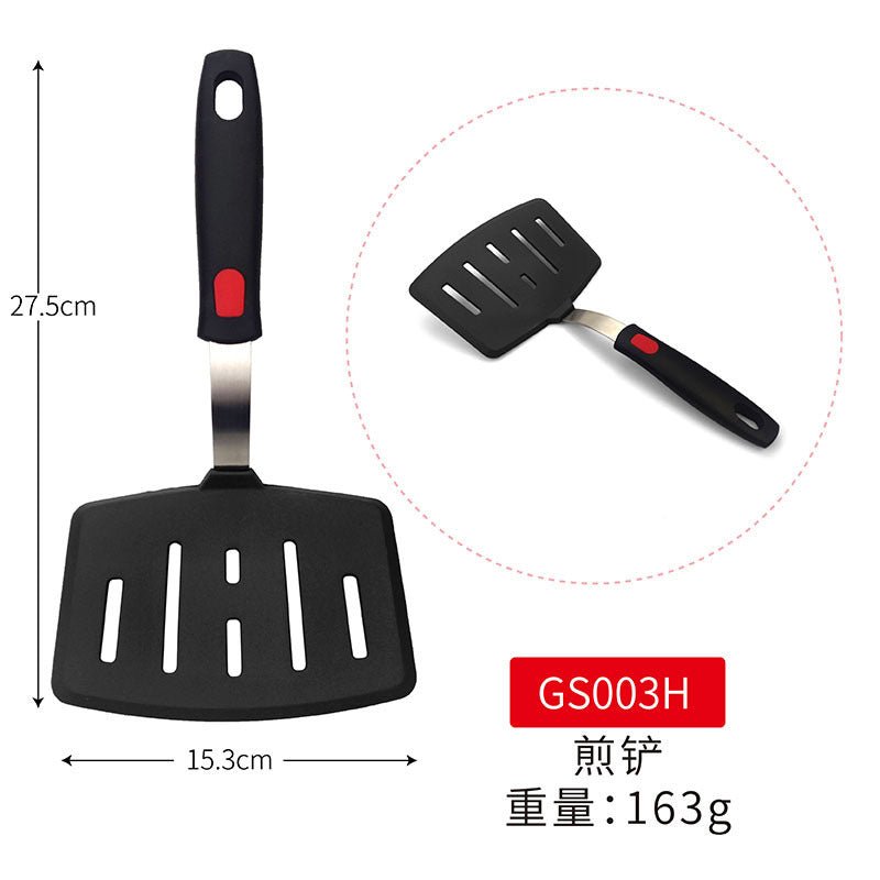 Cross-Border Silicone Cooking Utensils Non-Stick Pan Silicone Spatula Teppanyaki Cooking Spatula Pancake Tamagoyaki Spatula Leaking Spatula - Kasa & Pet