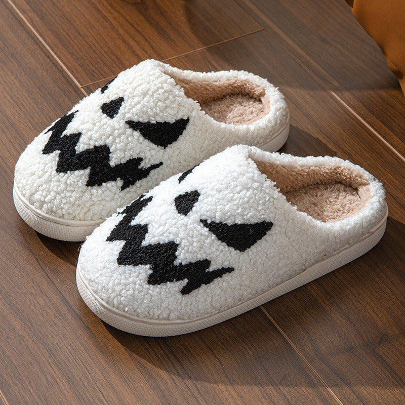 Halloween towel embroidery cross-border foreign trade men and women couples indoor home wood floor Mao Mao slippers