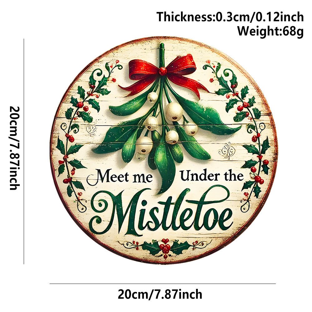 in stock Christmas Creative Hanging Wooden Crafts Round Door Sign Wooden Tag Series Decorative Pendant