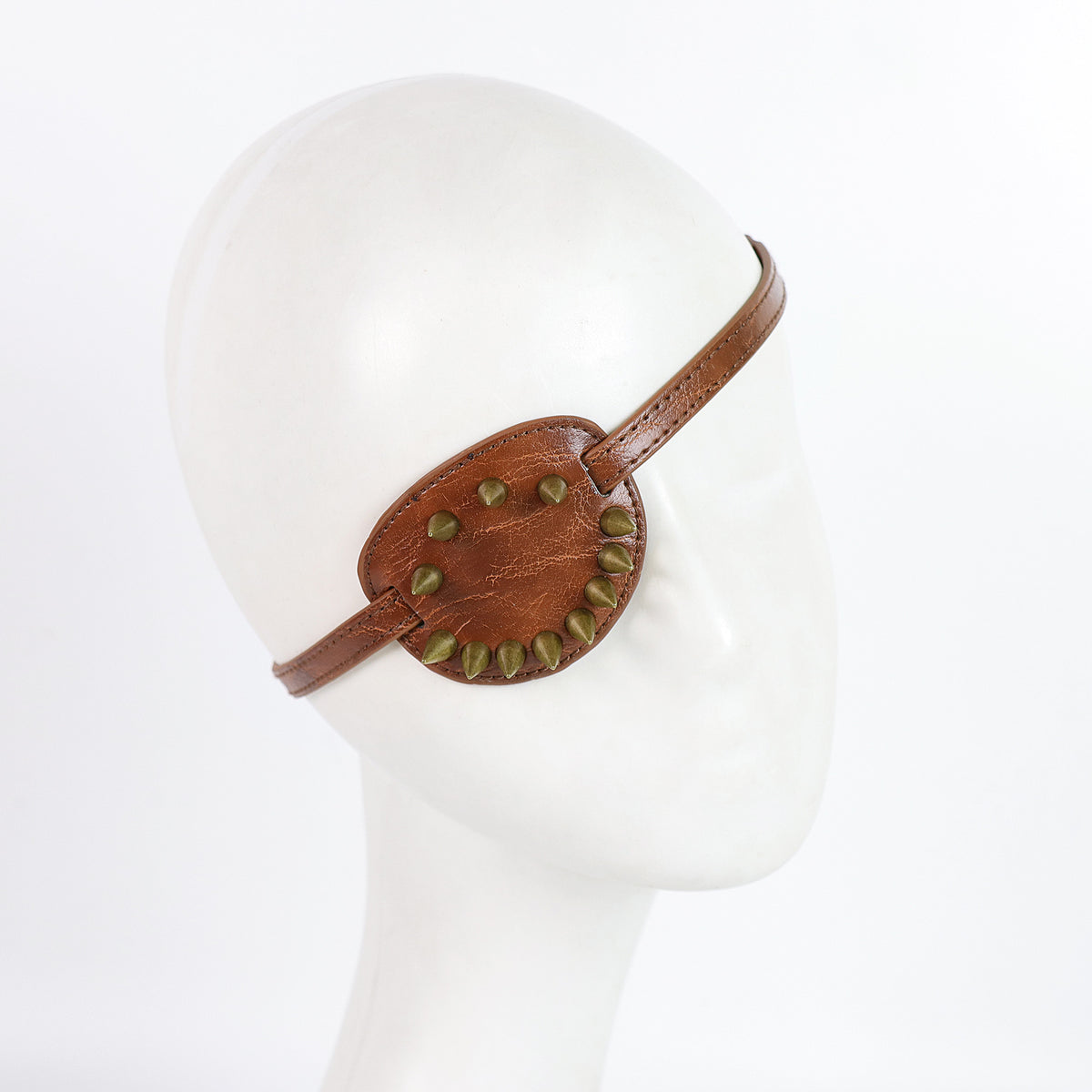 Halloween Pirates of the Caribbean Single Eye Mask Vintage Leather Single Eye Mask Medieval Gothic Single Eye Mask