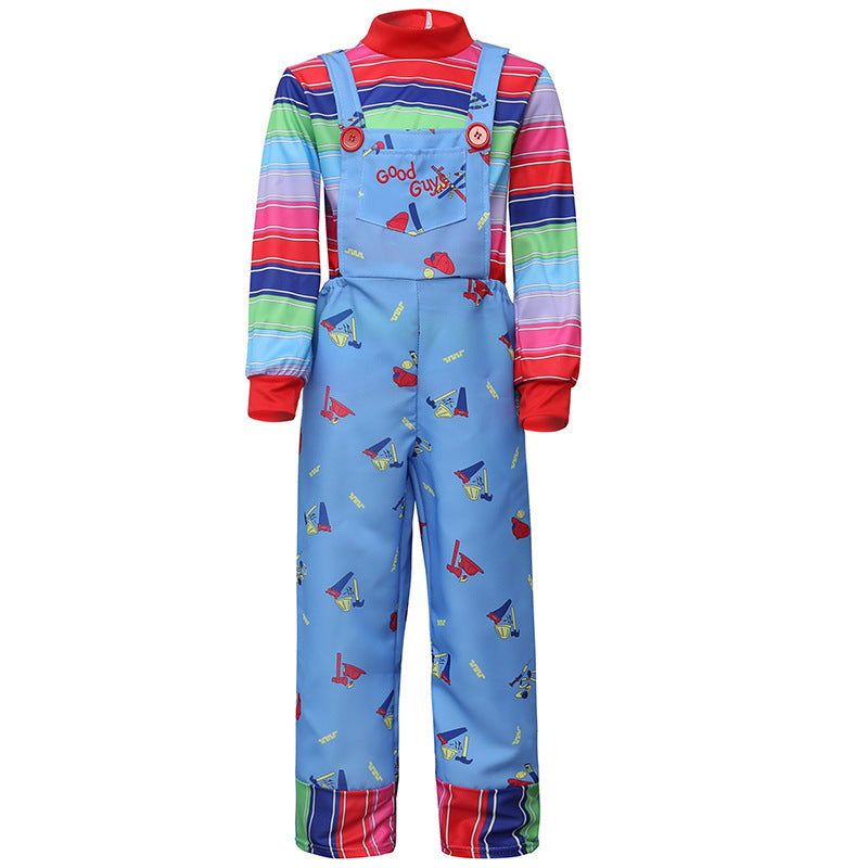 Halloween Children's Costume Ghost Baby Return Soul Series Children's Performance Costume Ghost Baby Chagi Horror Clown Playing Costume