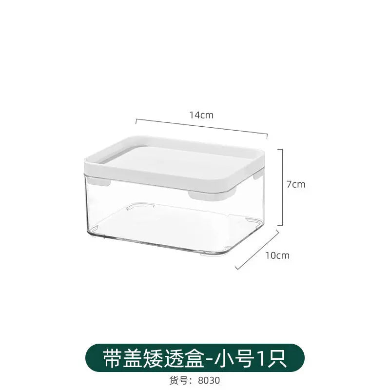 Desktop Storage Box Square Transparent Acrylic Flower Pot Sundries Cosmetics Stationery Notes Kitchen Workstation Height Kasa & Pet