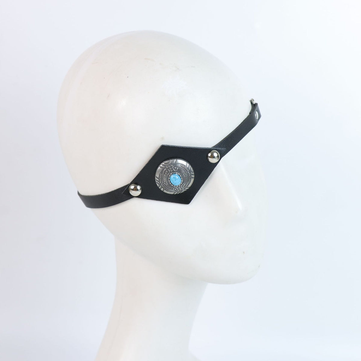 Halloween Pirates of the Caribbean Single Eye Mask Vintage Leather Single Eye Mask Medieval Gothic Single Eye Mask