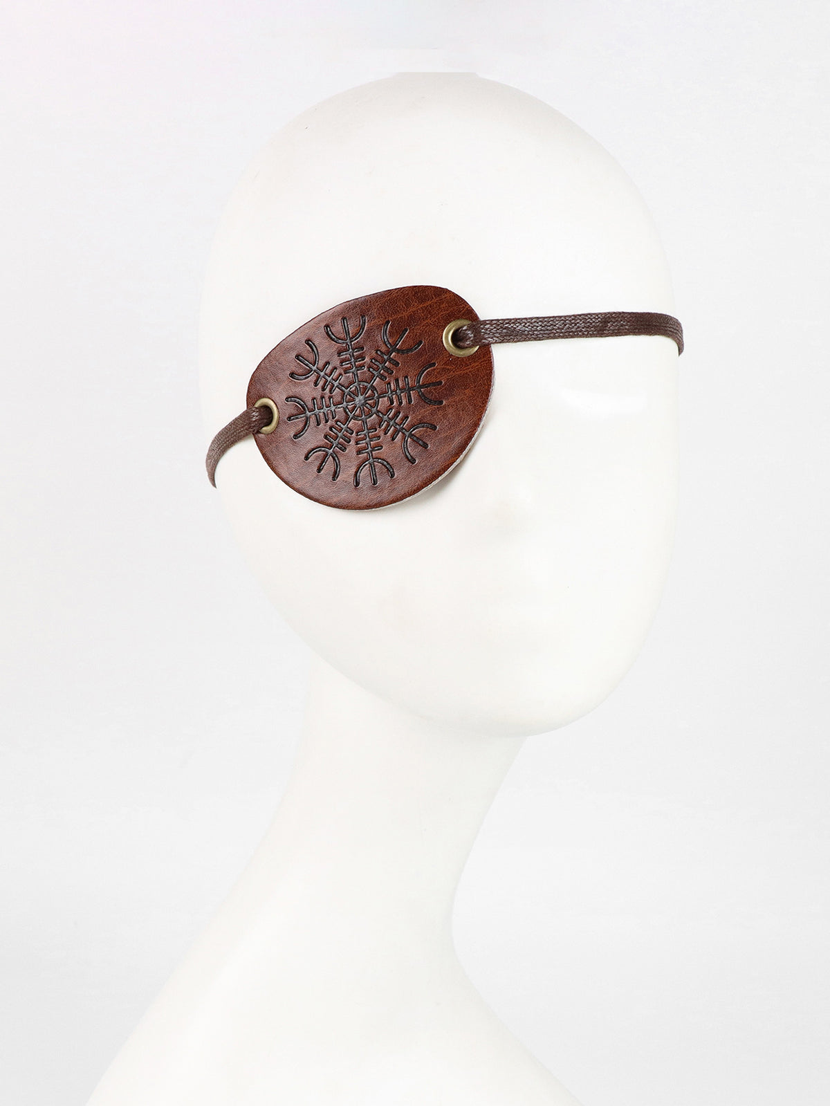 Halloween Pirates of the Caribbean Single Eye Mask Vintage Leather Single Eye Mask Medieval Gothic Single Eye Mask