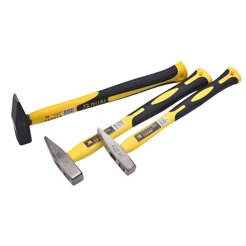Persian Fitter Hammer Fiber Handle Electric Hammer Sheet Metal Hammer Flat Hammer Hammer Household Hand Hammer Flat Hammer Hammer Hammer Tool