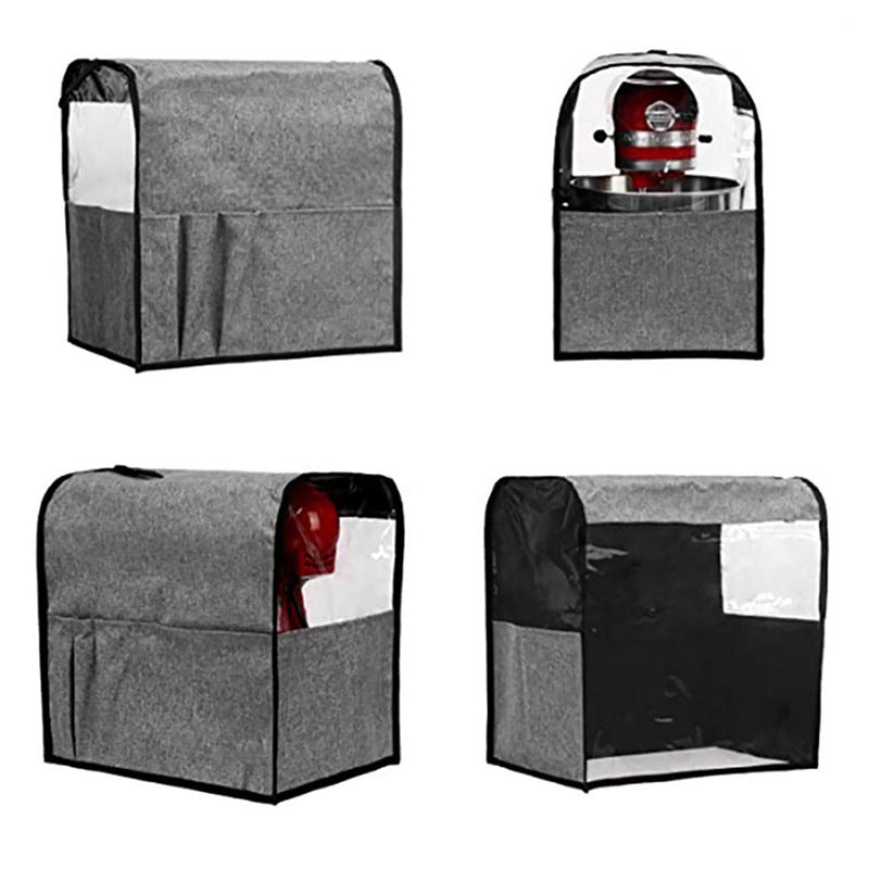 A generation of mixer dust cover kitchen auxiliary appliances waterproof cover with transparent film Vertical mixer cover