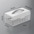 Desktop Data Cable Dust-Proof Compartment Storage Artifact Mobile Phone Charger Charging Cable Headphone Cable Organizer Compartment Box