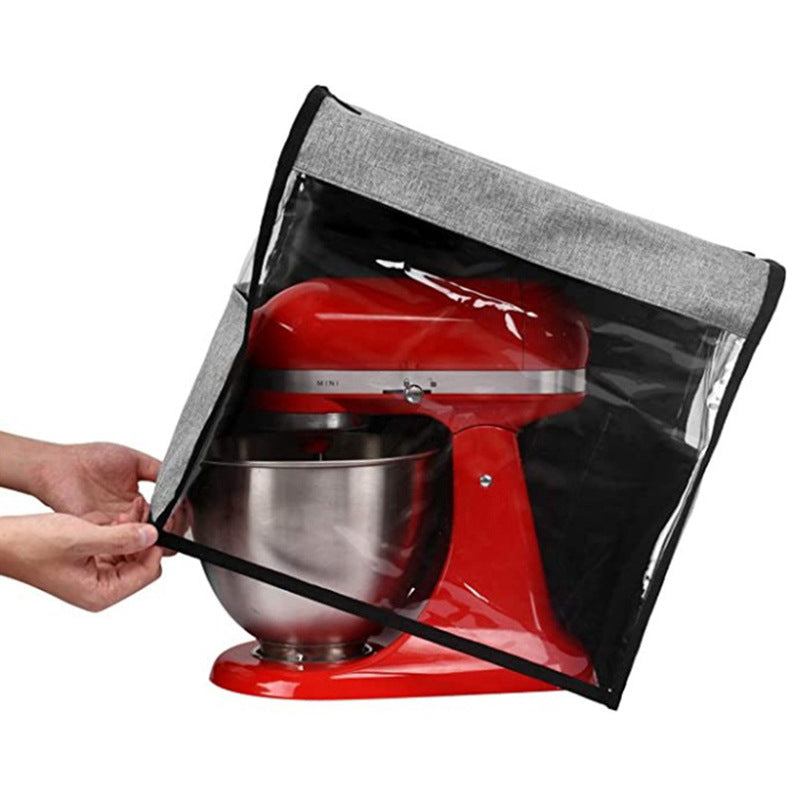 A generation of mixer dust cover kitchen auxiliary appliances waterproof cover with transparent film Vertical mixer cover