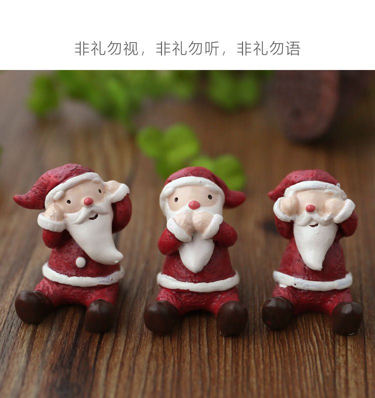 Christmas Decorations Christmas Tree Ornaments Decorative Props Scene Layout Simulation Elk Doll Christmas Ornaments