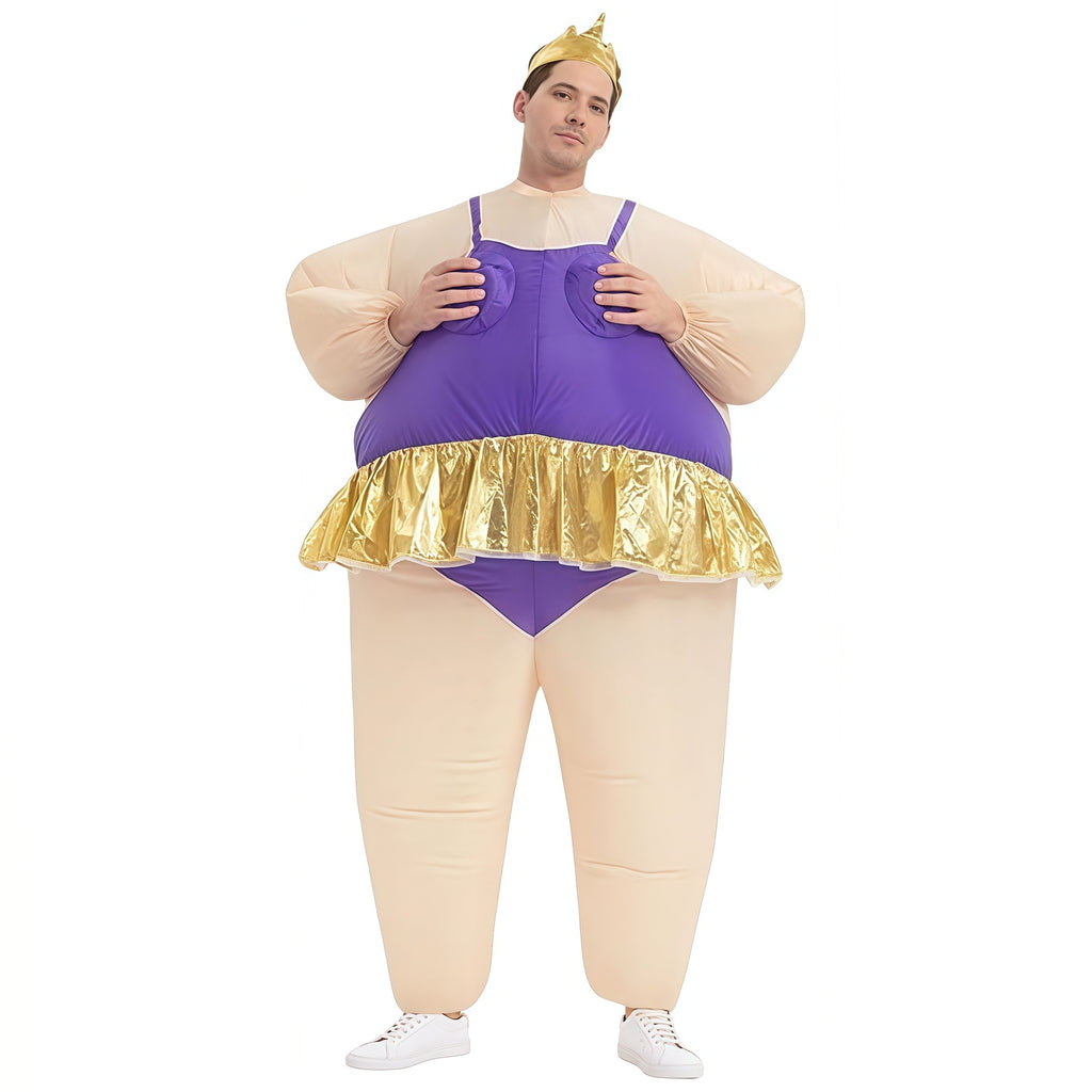 Halloween Hot-Selling Masquerade Performance Big Fat Man Funny Cute Party Atmosphere Props Ballet Inflatable Costume