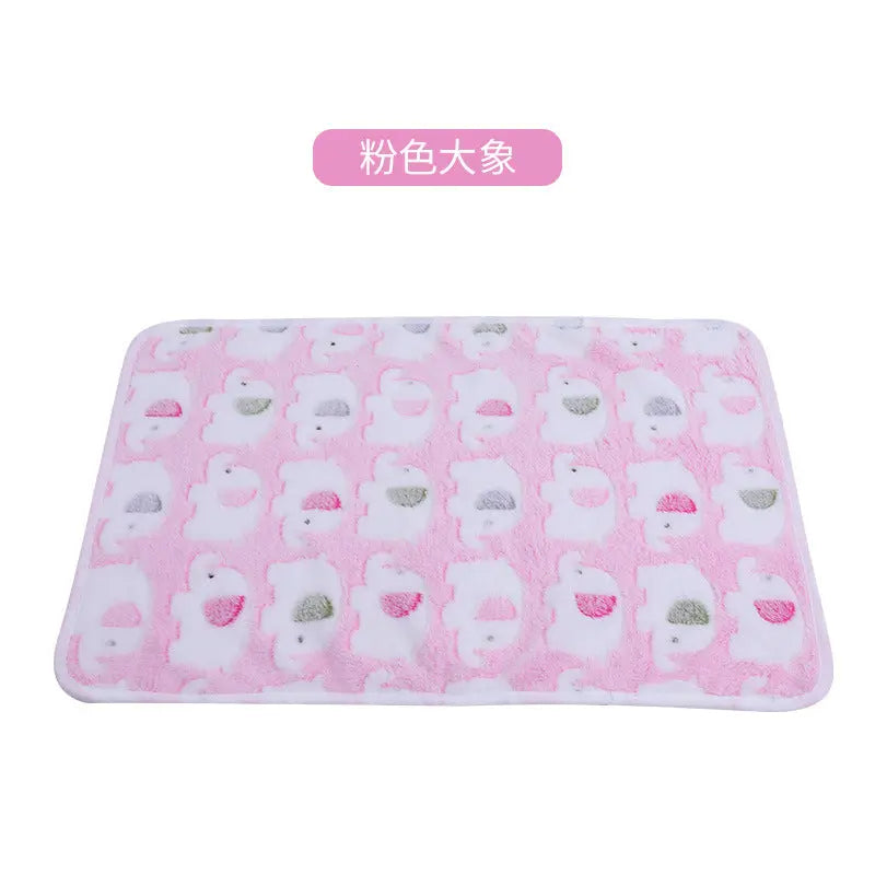 Cross-border pet blanket mat cat and dog flannel blanket autumn and winter warm blanket pet sleeping mat wholesale Kasa & Pet